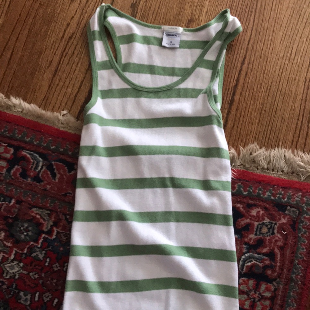Ladies ribbed tank
